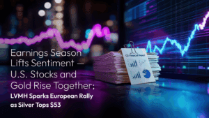 阅读有关该文章的更多信息 Amillex Daily Market Commentary: Earnings Season Lifts Sentiment — U.S. Stocks and Gold Rise Together; LVMH Sparks European Rally as Silver Tops $53